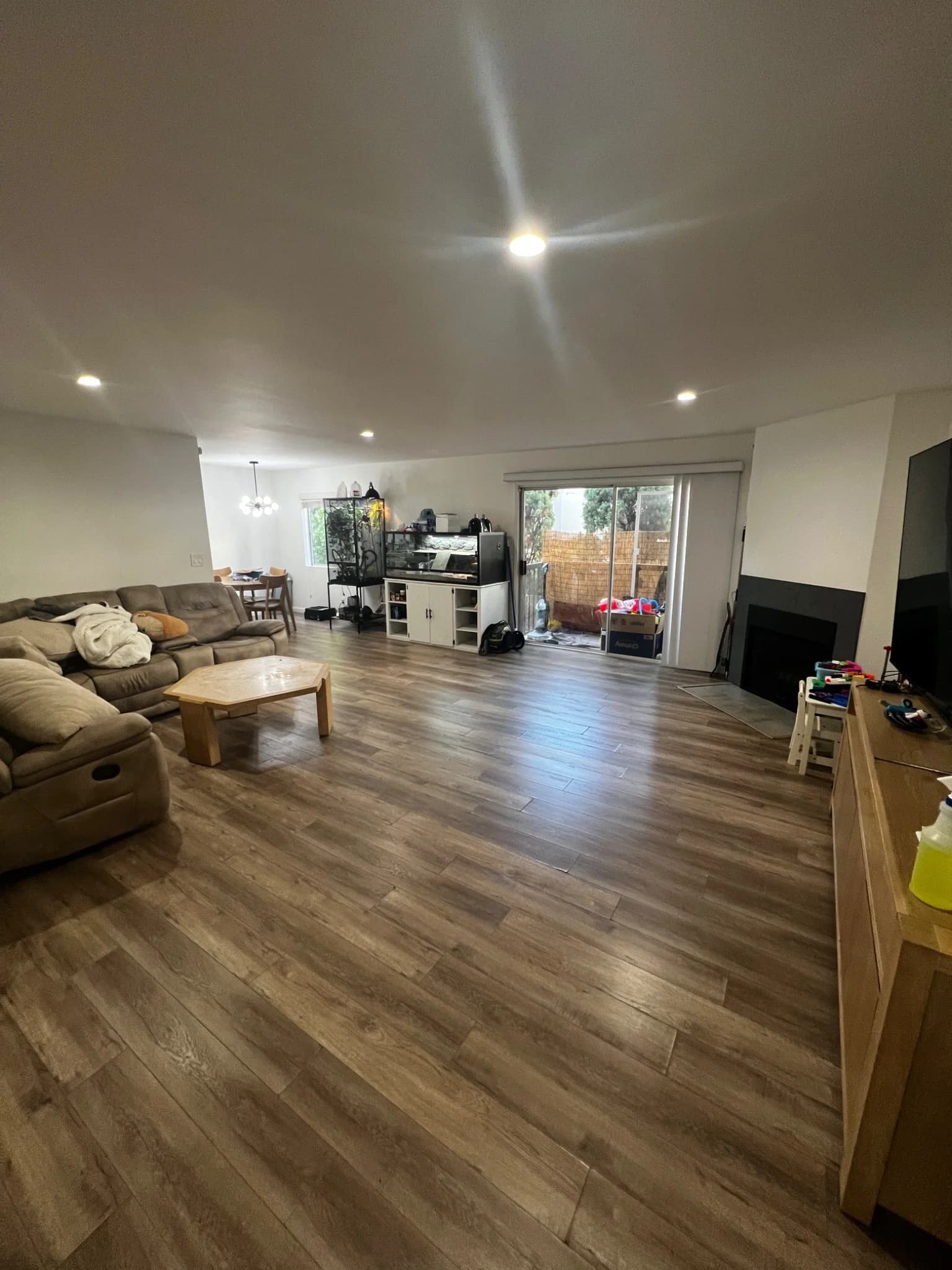 Living room after StudioScrubz cleaning